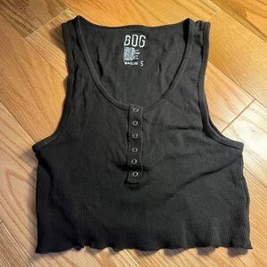 Urban Outfitters Black Crop Top